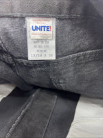 New Women’s Black Diamond Cut Denim Jeans. 13/14x36 M-12