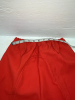 New Vintage Red Polyester Pants ZZ-54