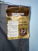 New Vintage Gray Dickson Jenkins Polyester Pants #992 SS-72