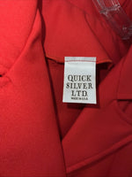 New Women’s Red Quick Silver LTD Long Sleeve Suit 7 #2652 WW-4