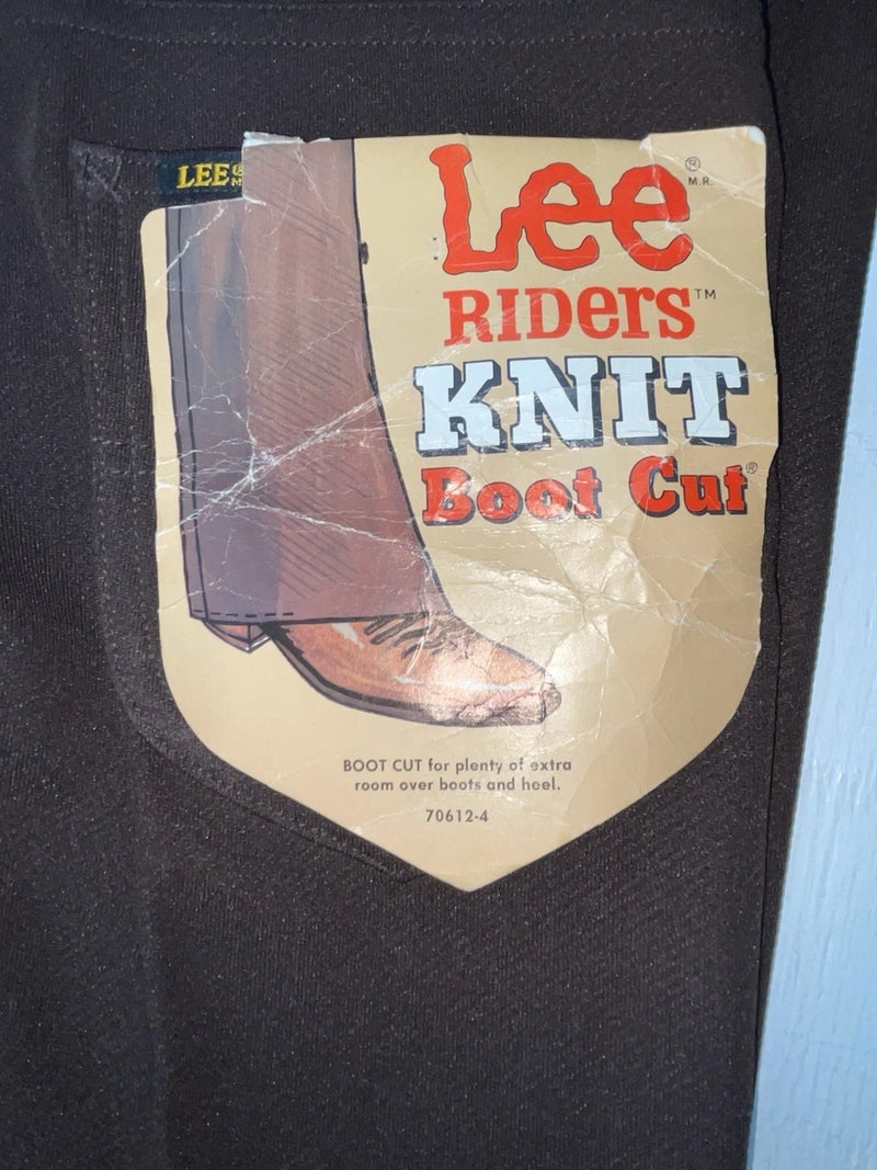 New Vintage Brown Lee Polyester Pants #2004021 XX-98
