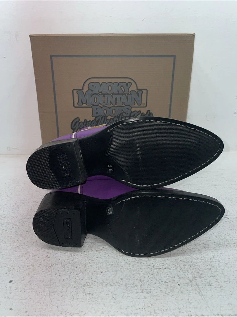 New Youth Purple Smoky Mountain Cowboy Boots. 1109 3.5 3 1/2. 22-66