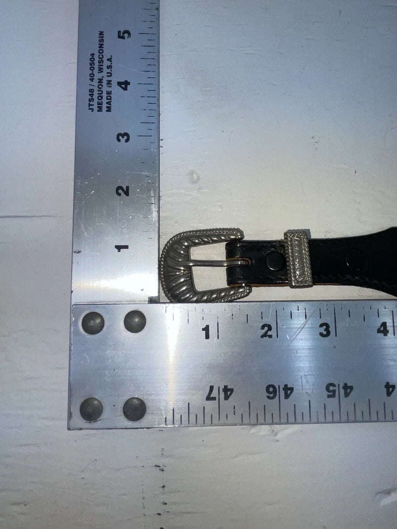 New Blue Genuine Leather 28” Belt JJ-12