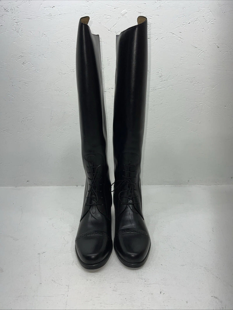 New Women’s Ovation Black English Riding Boots. L 092 7 W. 12-27