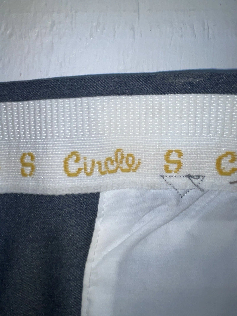 New Vintage Blue Circle S Polyester Pants NN-170