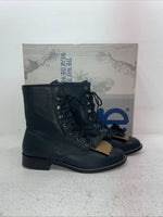 New Men’s Navy Lace Up Acme Cowboy Boots. C 4016 8 M. 4-115