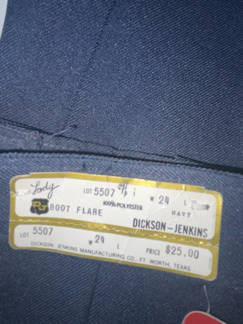 New Vintage Blue Dickson Jenkins Polyester Pants #5507 XX-1