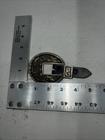 New Women’s Montana Silversmiths 3/4in 5 Bead Buckle Set. 8910 A-75