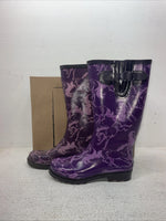 New Kids Purple Smoky Mountain Rubber Boots. 6761 7 M. 22-118