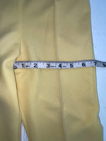 New Vintage Yellow Western Heritage Polyester Pants #G31 3A-89