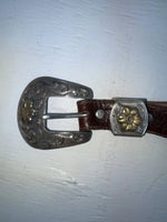 New Brown Genuine Leather Wrangler 28” Belt #4820 JJ-106