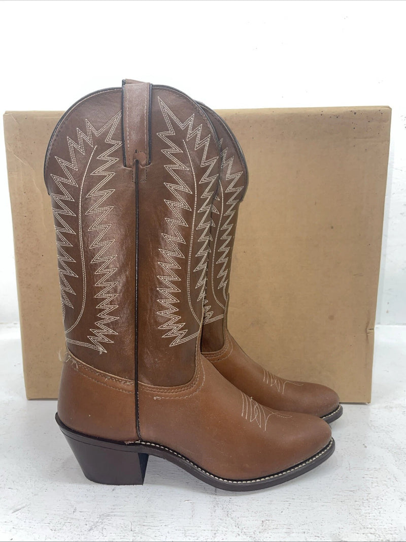 New Women’s Brown Texas Brand Cowboy Boots. 4501 7 M. 18-85