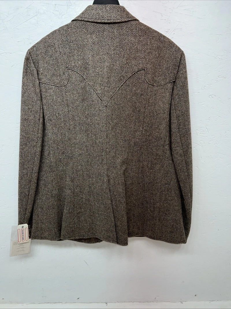 New Men’s Pioneer Wear Brown Suit Jacket 16 #607 Y-603