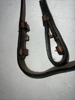 New Silver Fox Brown Full English Caveson Bridle #20-1419-0-0 BB-17