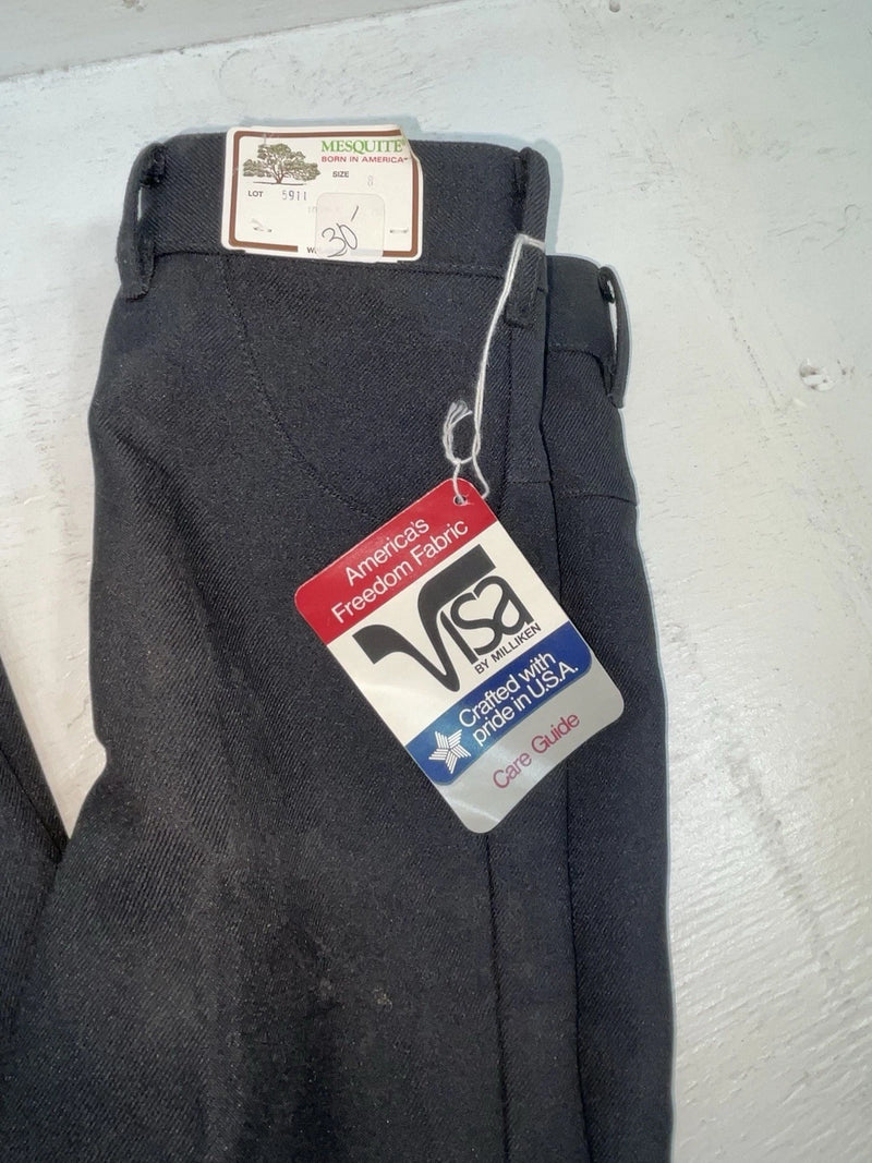 New Vintage Black Mesquite Polyester Pants #5911 3A-108