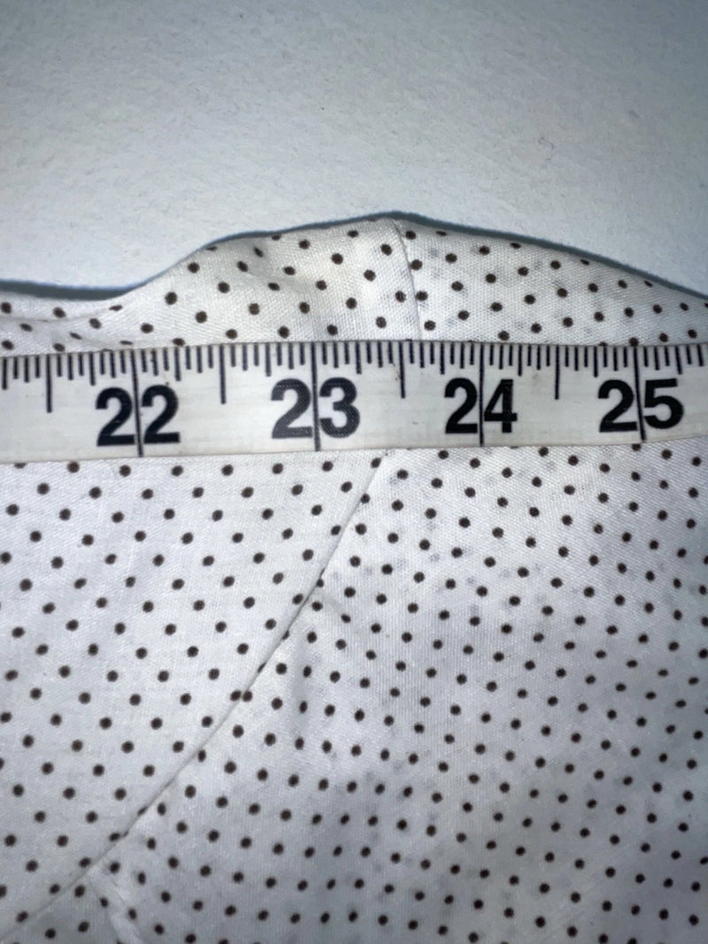 New Women’s Brown Dotted Dickson Jenkins Long Sleeve Button Up Shirt 3B-101
