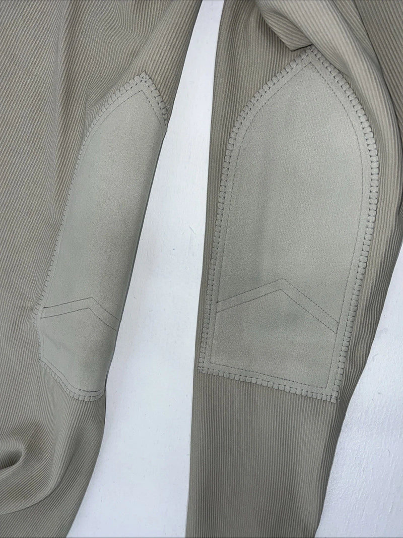 New Women’s Tan Sport Riders Classic Knee Patch Breeches. 24 R 041565 C-33