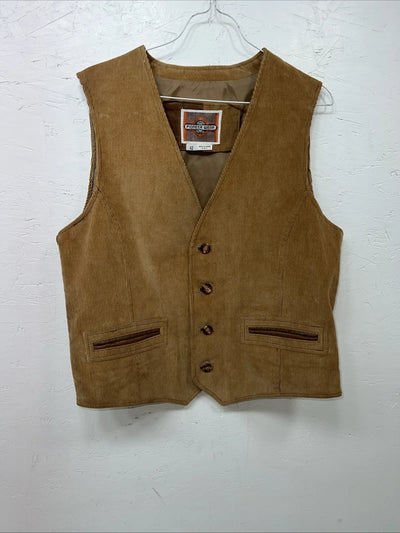 New Women’s Pioneer Wear Brown Velvet Vest 42 UU-34