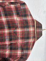 New Men’s Panhandle Slim Red Plaid Long Sleeve Pearl Snap XS J-67