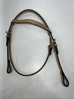 New Leather Pony Browband Headstall W Split Reins. U-34