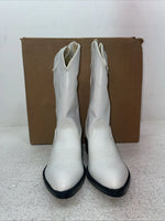 New Kids White Bronco Cowboy Boots. C 1897 13 D. 23-60