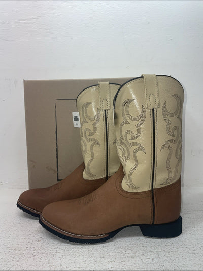 New Youth Brown Smoky Mountain Cowboy Boots. 3130 Y 5.5 5 1/2 D. 2-143