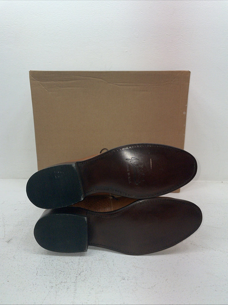 New Men’s Brown Lace Up J Chisholm Cowboy Boots. 2556 10 D. 6-92