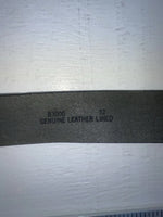 New Black Genuine Leather Badger 32” Belt #B3000 JJ-95