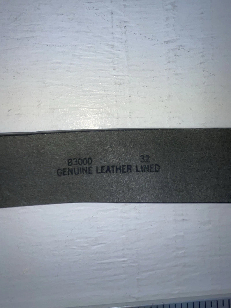 New Black Genuine Leather Badger 32” Belt #B3000 JJ-95