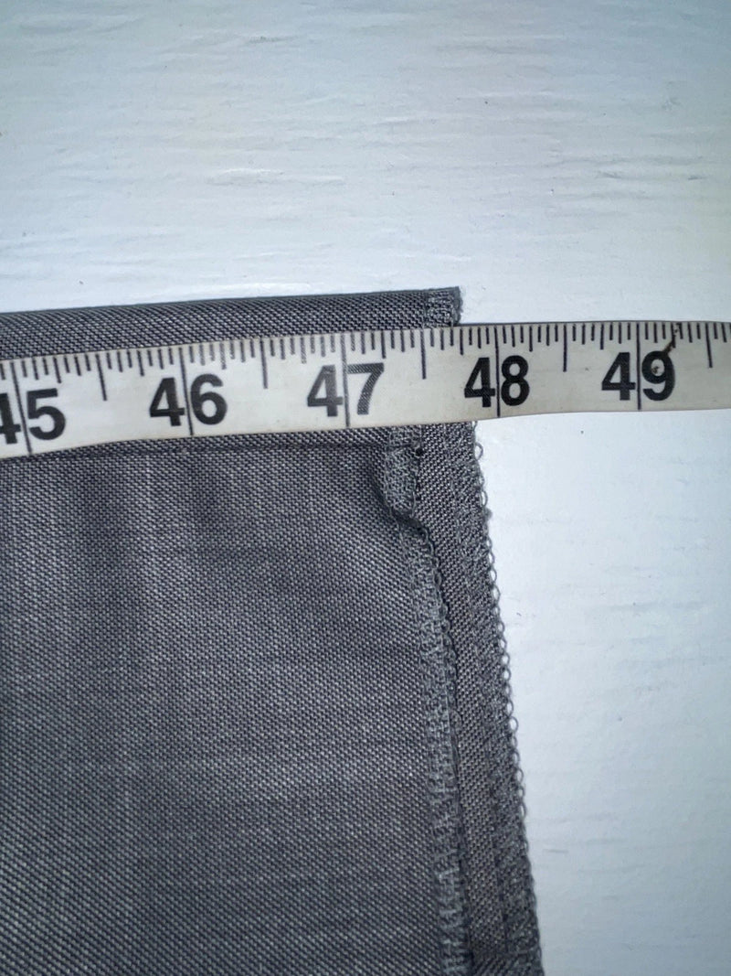 New Vintage Gray Circle S Polyester Pants #CP6715 SS-34