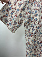 New Women’s Champion Western Floral Long Sleeve Pearl Snap Size 15 KK-120
