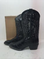 New Men’s Black Bronco Cowboy Boots. 1920 11 E E. 8-85