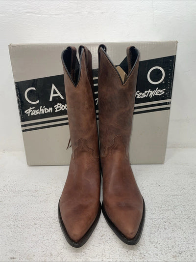 New Men’s Brown Capezio Cowboy Boots. M C 611 8 E E. 1-108