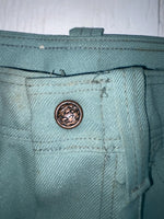 New Vintage Turquoise Dickson Jenkins Polyester Pants #581 SS-78