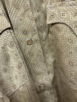 New Women’s Tem Tex Green Long Sleeve Pearl Snap Size 14.5 MM-23