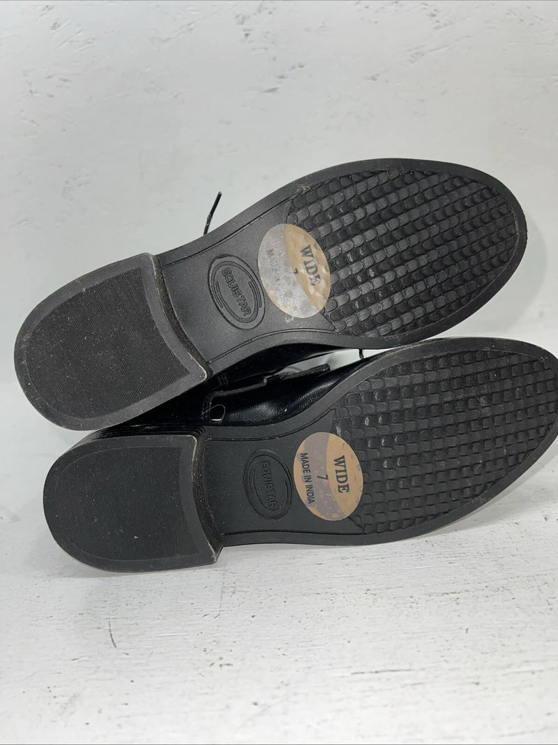 New Women’s Black EQUISTAR English Boots. 464346 7 W. 12-54