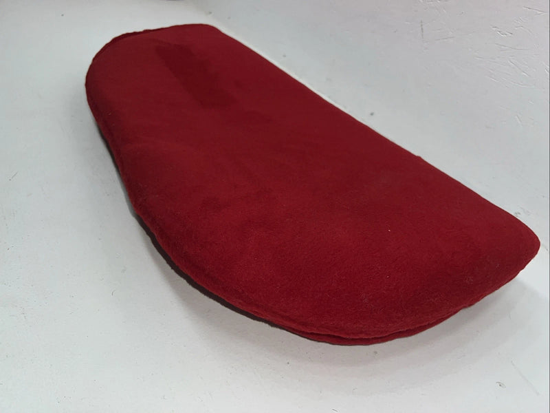 New ABetta Red Fleece Round Saddle Pad 29x27 Pad-25