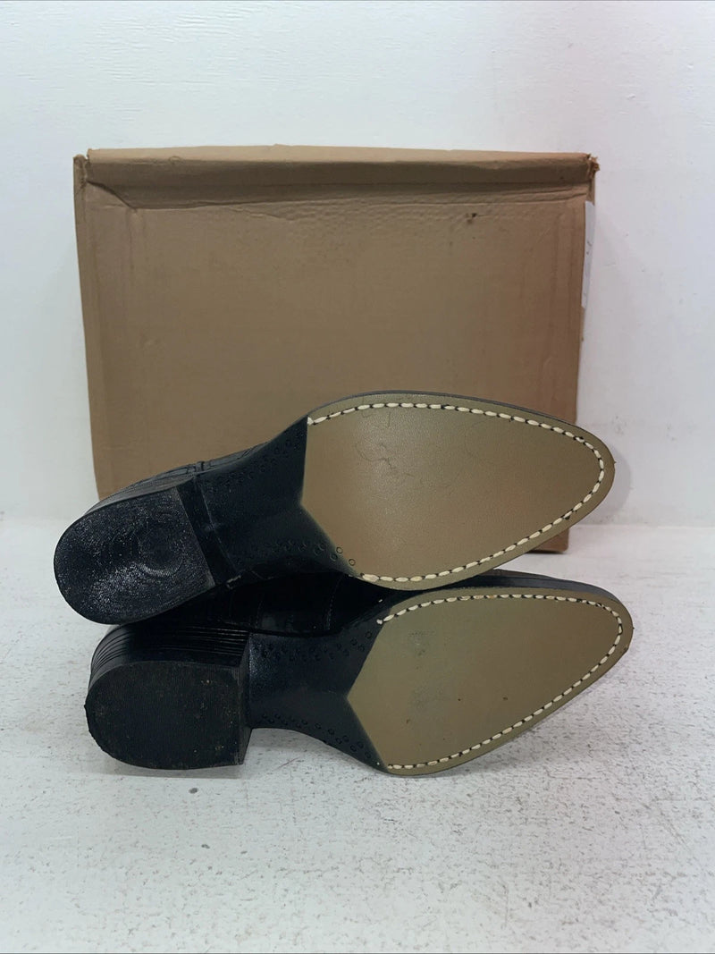 New Men’s Black Bronco Cowboy Boots. 1920 7 E E. 1-54
