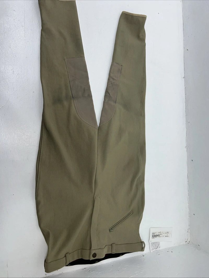 New Women’s Tan Tuff Rider Knee Patch English Breeches. 32 R 038283 D-51