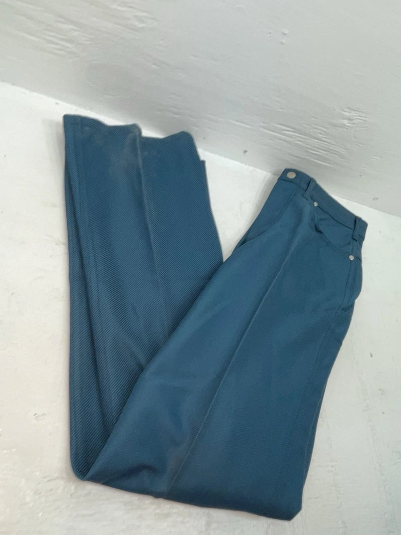 New Vintage Blue Miller Polyester Pants #2624 3A-11