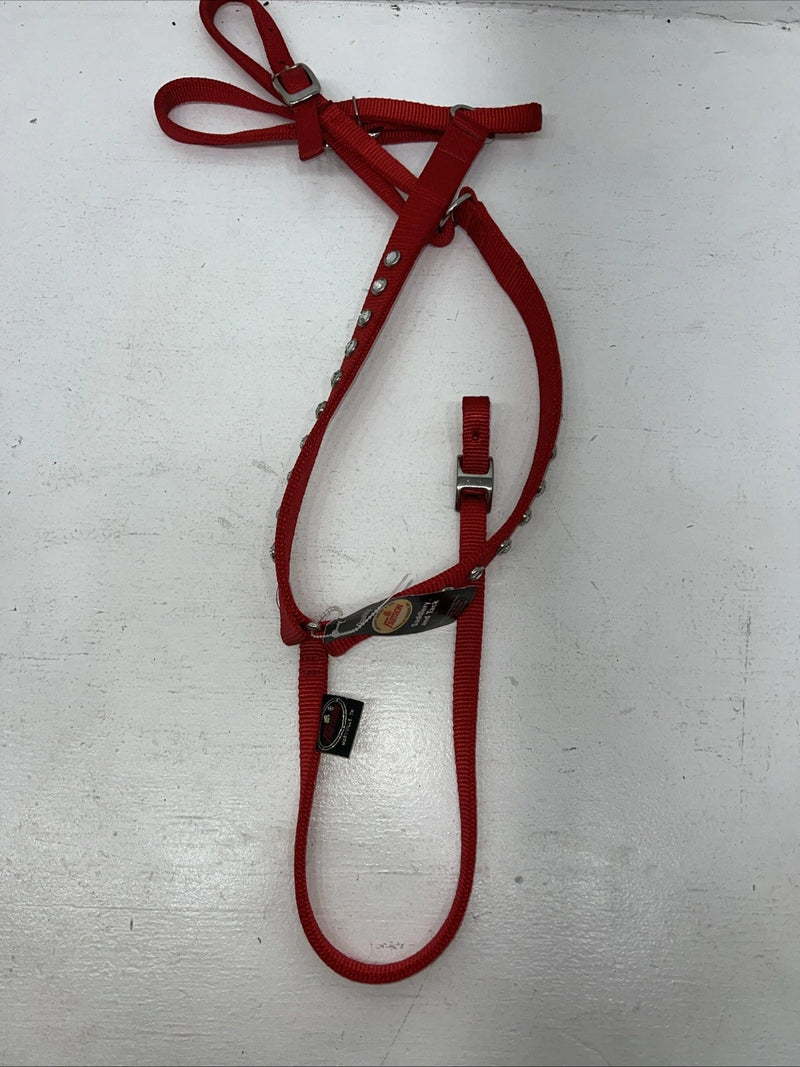 New Red Bling Fabtron Nylon Breastcollar #6821-1 EE-10