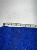 NOS Children’s  Blue Whitman Show Chaps With Fringe Adjustable Waist 35” L-29