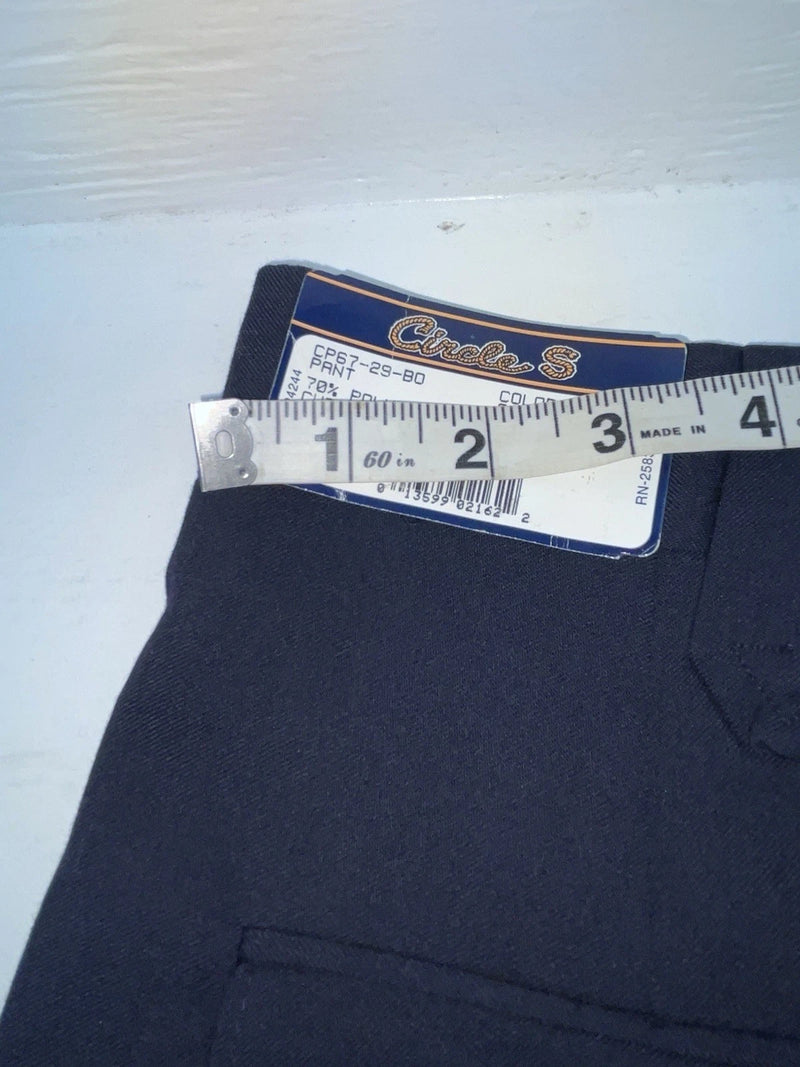 New Vintage Blue Circle S Polyester Pants #CP6729 XX-94