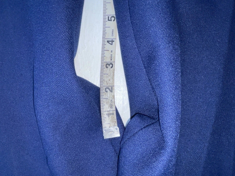New Vintage Blue H Bar C Polyester Pants #MR477 OO-19