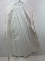 New Men’s Cowboy Threads White Black Long Sleeve Button Up Large V-98