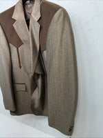 New Men’s Circle S Brown Suit Jacket 42 #24244 II-600