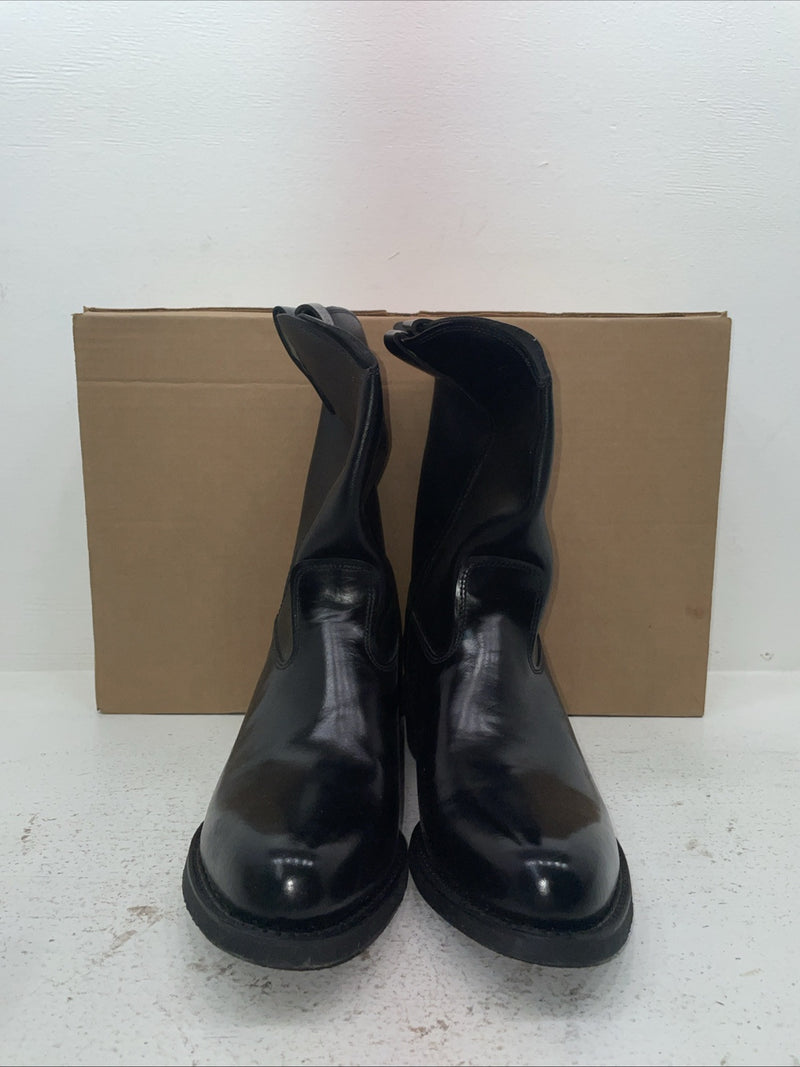New Men’s Black Texas Brand Cowboy Boots. 47050 10.5 10 1/2 D. 7-99
