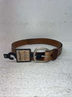 New Brown Genuine Leather Wrangler Tooled 34” Belt #593-02 Z-9