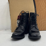 Black Lace Up Women’s Work Boots Size 7b 17-3