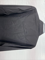New Men’s ELY Cattleman Black Simple Long Sleeve Pearl Snap 17 XL O-44